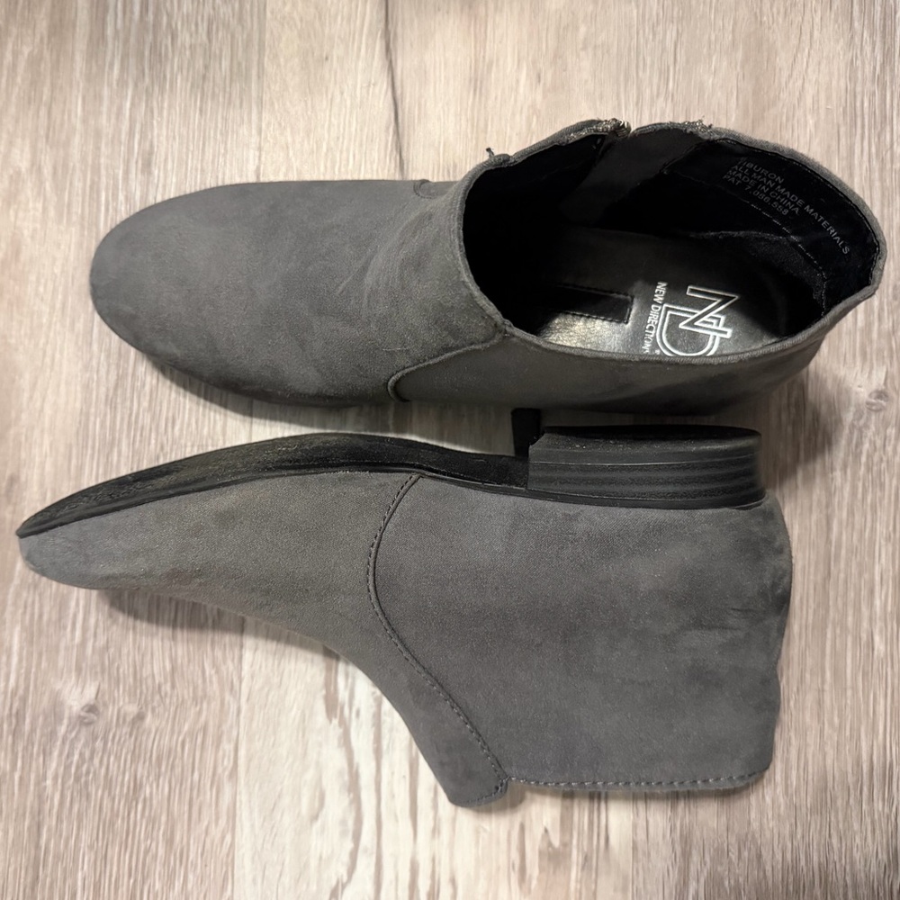 new direction gray booties